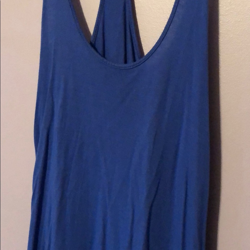 C&S Blue Racerback Tank Top Medium PacSun - Picture 3 of 4